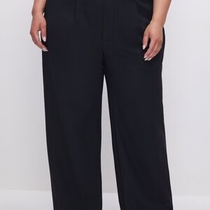 Good American Black Wide Leg Pants